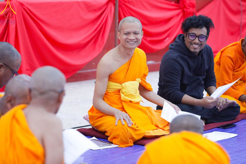 ภาพ No.315271:​วันอาทิตย์ที่ 22 มีนาคม พ.ศ.2569 สามเณรธรรมทายาทเนปาล 500 รูป ฟังธรรม สวดมนต์ ปฏิบัติธรรมร่วมกัน  ณ International Assembly and Meditation Hall Lumbini