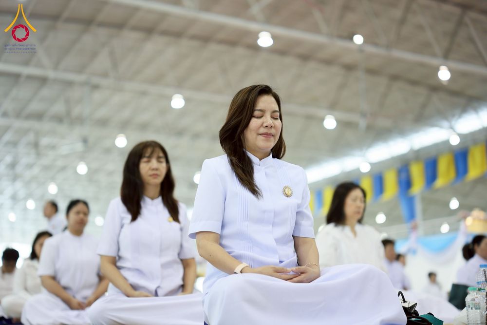 ภาพ No.258111:วันอาทิตย์ที่ 5 ตุลาคม พ.ศ. 2568 พิธีบูชาข้าวพระ ณ สภาธรรมกายสากล วัดพระธรรมกาย