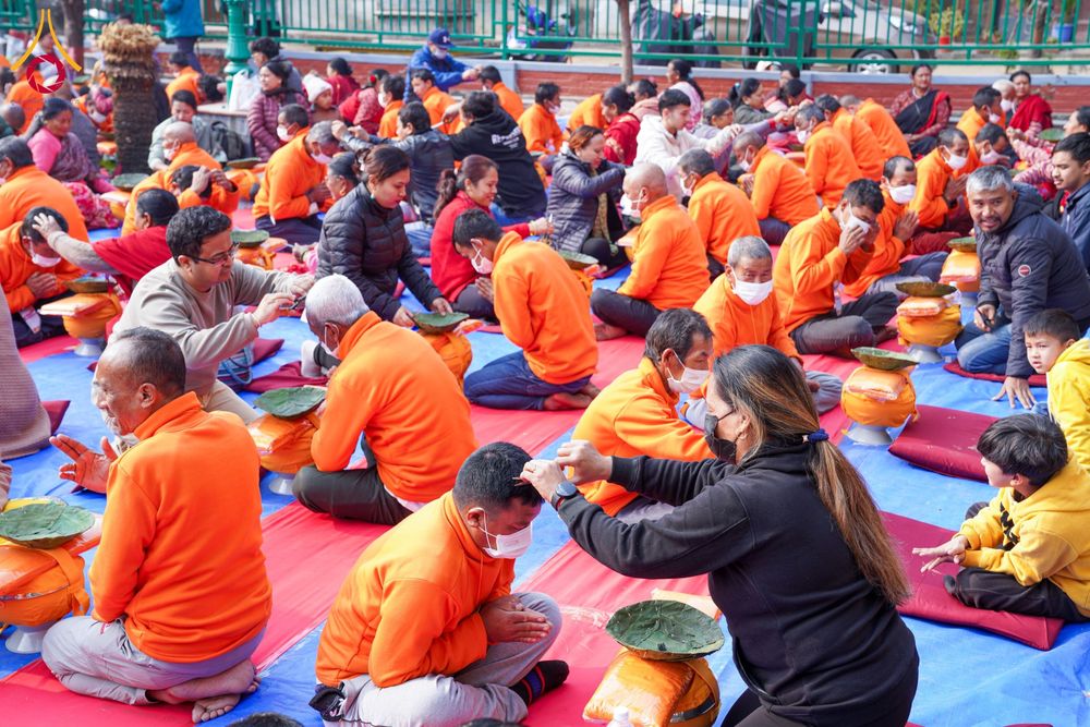 ภาพ No.129694:พิธีตัดปอยผมและแห่นาคธรรมทายาท ในโครงการบรรพชา 1,250 รูป ณ แดนประสูติ สวนลุมพินี ประเทศเนปาล วันที่ 2 มีนาคม พ.ศ. 2567