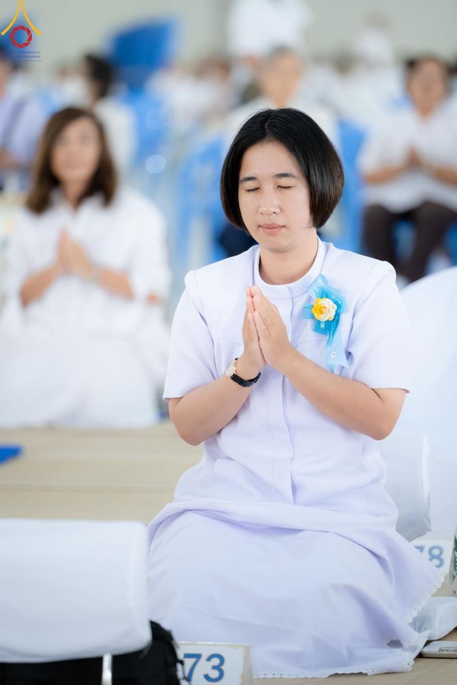 ภาพ No.143128:พิธีบุพเปตพลี ครั้งที่ 153 ร่วมอุทิศบุญแด่หมู่ญาติที่ล่วงลับไปแล้ว และสืบทอดอายุพระพุทธศาสนา ในวันศุกร์ที่ 5 กรกฏาคม พ.ศ.2567 (วันพระแรม 14 ค่ำ เดือน 7) ณ หอฉันคุณยายอาจารย์ฯ วัดพระธรรมกาย