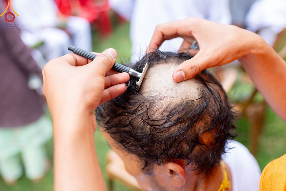 ภาพ No.313371:วันพุธที่ 11 มีนาคม พ.ศ. 2569 พิธีตัดปอยผมโครงการบรรพชาสามเณร  ณ วัดอเชศวร (Aksheswar Mahavihar) ประเทศเนปาล