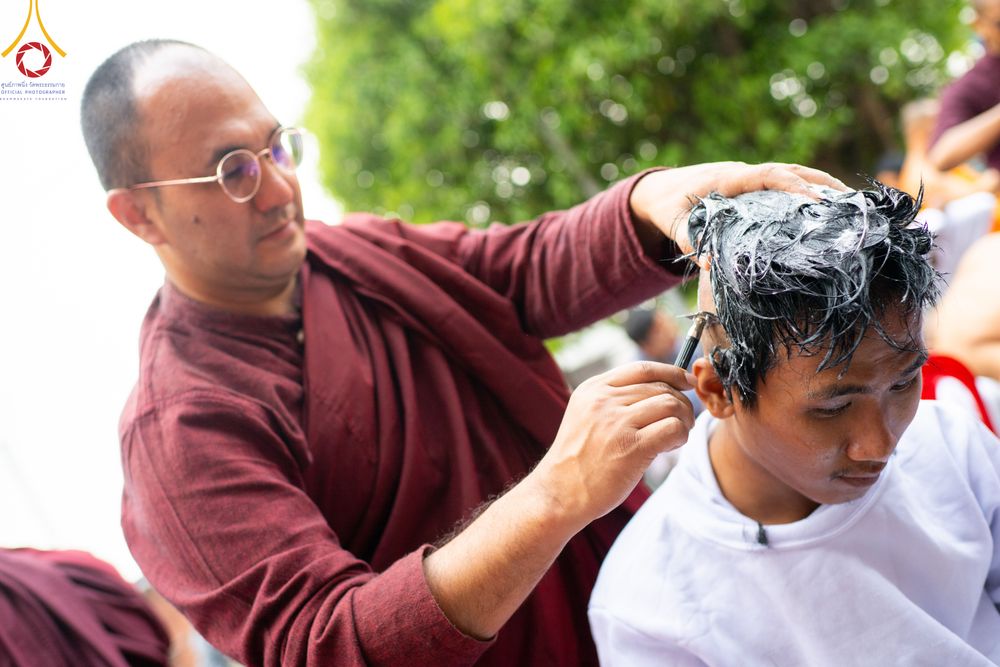 ภาพ No.313375:วันพุธที่ 11 มีนาคม พ.ศ. 2569 พิธีตัดปอยผมโครงการบรรพชาสามเณร  ณ วัดอเชศวร (Aksheswar Mahavihar) ประเทศเนปาล