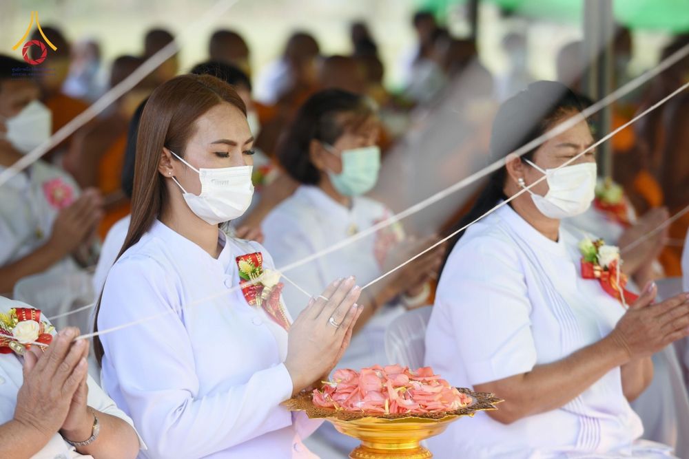 ภาพ No.76461:พิธีกลั่นแผ่นดิน โปรยดอกไม้ ขนทรายเข้าศูนย์ เพื่อสร้างอาคารปฏิบัติธรรม 80 ปี หลวงพ่อธัมมชโย  ณ ศูนย์ปฏิบัติธรรมวิหารแดง ตำบลเจริญธรรม อำเภอวิหารแดง จ.สระบุรี วันอาทิตย์ที่ 19 กุมภาพันธ์ พ.ศ. 2566