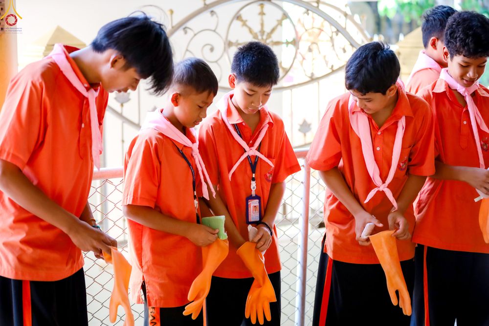 ภาพ No.338484:วันที่ 2-3 กรกฎาคม พ.ศ.2569 โครงการอบรมคุณธรรม จริยธรรมและความดีสากล ประจำปีการศึกษา2569 นักเรียนกว่า 150 คน  ณ วัดราษฎร์บูรณะ (วัดบางปลา) ต.บางปลา อ.บางพลี จ.สมุทรปราการ
