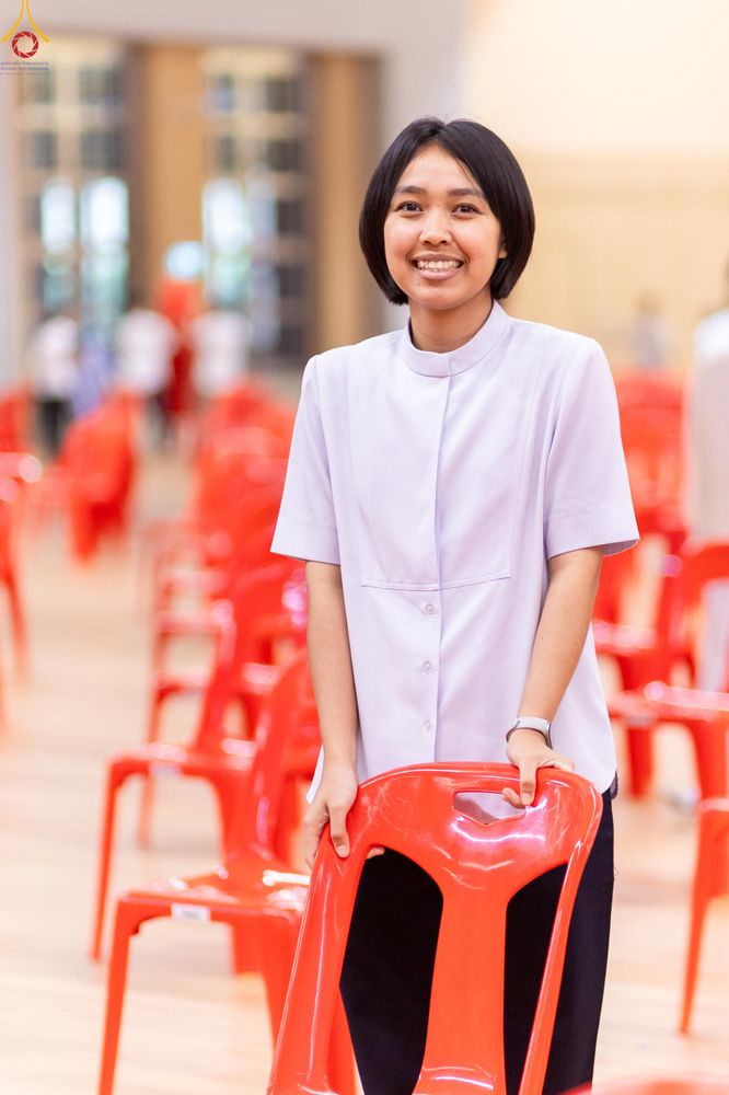 ภาพ No.322813:วันที่ 15-18 เมษายน พ.ศ.2569 การเเตรียมโต๊ะฉัน , เตรียมจุดพักค้าง , เรียงเก้าอี้ , เรียงกล่องไทยธรรม  เพื่องานถวายมหาสังฆทาน 40,000 กว่าวัดทั่วประเทศ วันคุ้มครองโลก 22 เมษายน พ.ศ.2569 วัดพระธรรมกาย