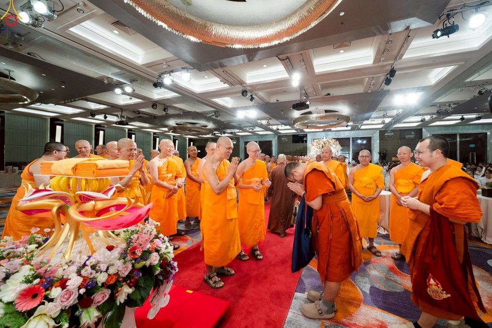ภาพ No.271436:วันอาทิตย์ที่ 26 ตุลาคม พ.ศ. 2568 พิธีกล่าวสุนทรพจน์รวมสงฆ์ 3 นิกาย  ในวาระครบรอบ 30 ปีวัดพระธรรมกายไทเป