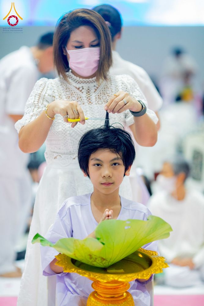 ภาพ No.213528:วันเสาร์ที่ 29 มีนาคม พ.ศ. 2568 พิธีปลงผม โครงการสามเณรยุวธรรมทายาท รุ่นที่ 33 โครงการสามเณรมัชฌิมธรรมทายาท รุ่นที่ 29 ณ ห้องปฏิบัติธรรมวิหารคด คอร์ 13 วัดพระธรรมกาย