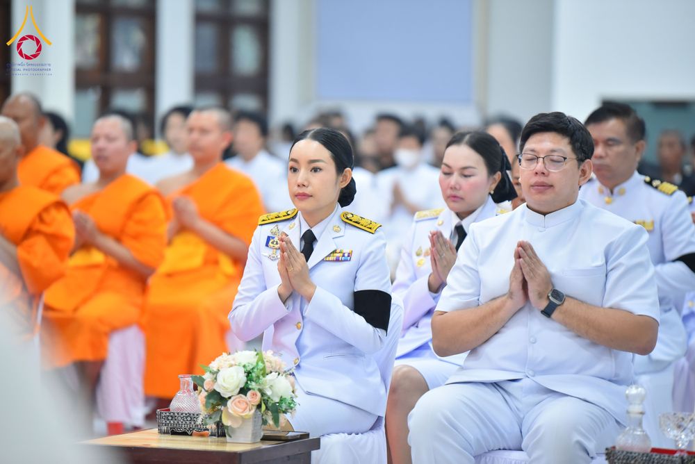 ภาพ No.280660:วันศุกร์ที่ 12 ธันวาคม พ.ศ.2568 พิธีบำเพ็ญกุศลปัญญาสมวาร (50 วัน) อุทิศถวายพระราชกุศลแด่ “พระพันปีหลวง” ณ วัดพระธรรมกาย