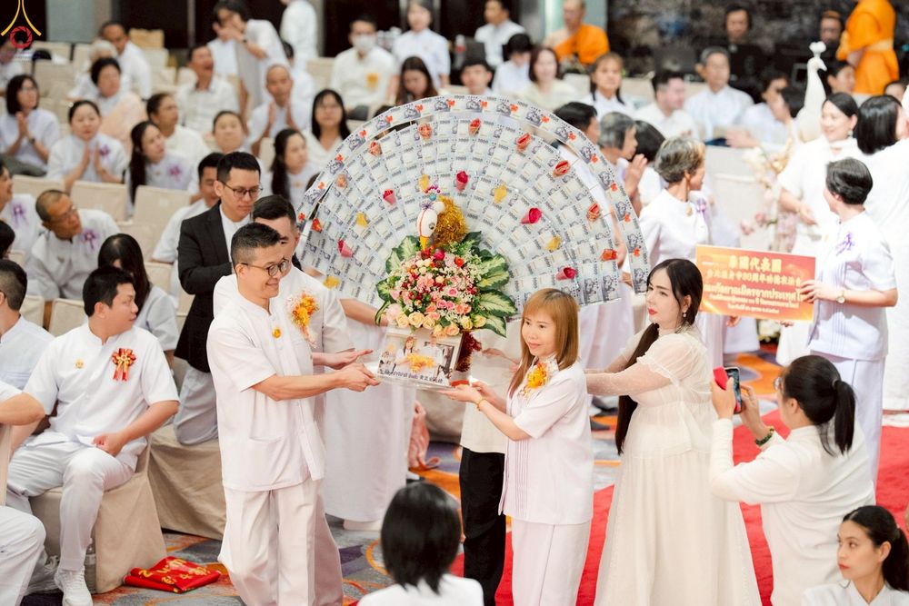 ภาพ No.271457:วันอาทิตย์ที่ 26 ตุลาคม พ.ศ. 2568 พิธีทอดกฐินครบรอบ 30 ปี  วัดพระธรรมกายไทเป และพิธีถวายมหาสังฆทาน 83 รูป  บูชาธรรม 81 ปี หลวงพ่อธัมมชโย