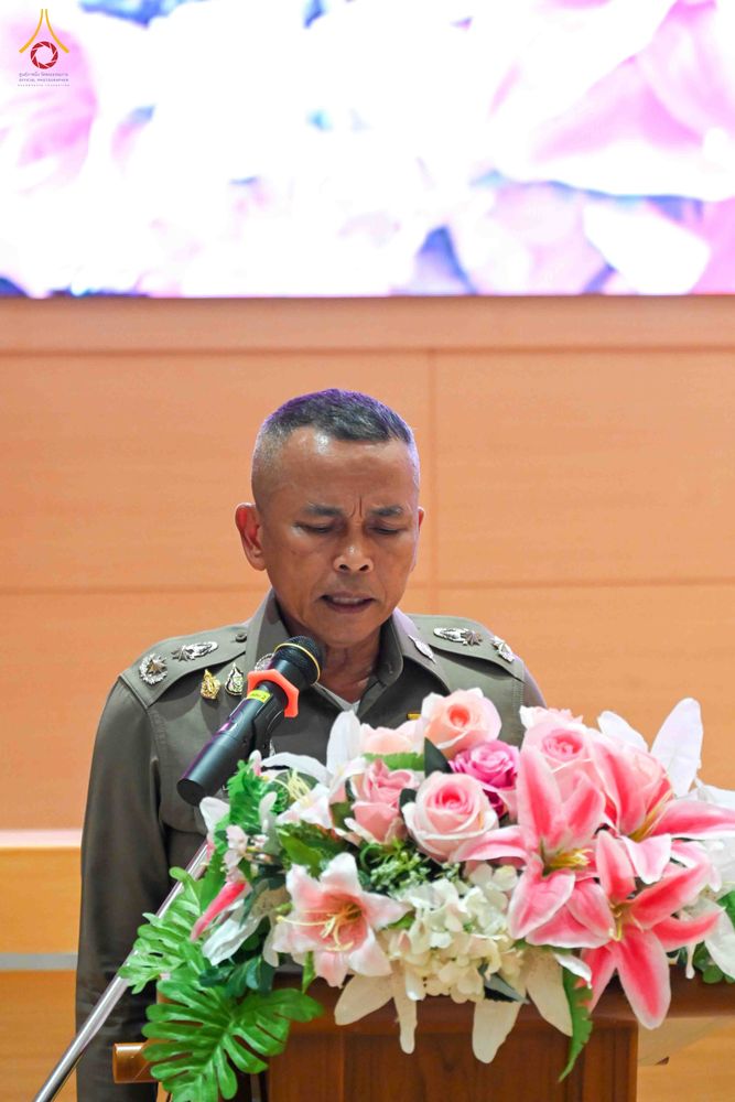 ภาพ No.340307:วันที่ 23 กรกฎาคม พ.ศ. 2569 พิธีเปิดโครงการพัฒนาคุณธรรม จริยธรรม สำหรับนักเรียนนายสิบตำรวจ (นสต.) รุ่นที่ 17 ศูนย์ฝึกอบรมตำรวจภูธรภาค 1 ระหว่างวันที่ 23-27 กรกฏาคม 2569 ( 5 วัน 4 คืน) ณ ศูนย์ปฏิบัติธรรมเวิล์ดพีช วัลเล่ย์ (World Peace Valley) เขาใหญ่  ต.ห