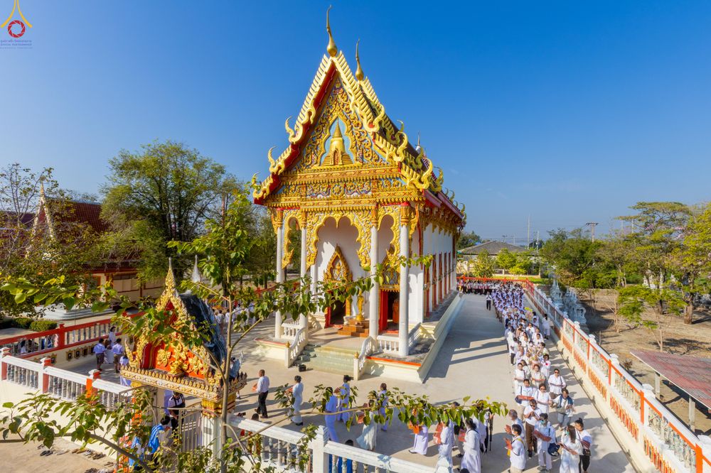 ภาพ No.293352:วันที่ 12 มกราคม พ.ศ. 2569 พิธีทอดผ้าป่าทำนุบำรุงศาสนสถาน ณ วัดผาสุการาม อ.บางเลน จ.นครปฐม ในโครงการธรรมยาตรา กตัญญูบูชา มหาปูชนียาจารย์ พระมงคลเทพมุนี(สด จนฺทสโร) พระผู้ปราบมาร อนุสรณ์สถาน 7 แห่ง ปีที่ 14