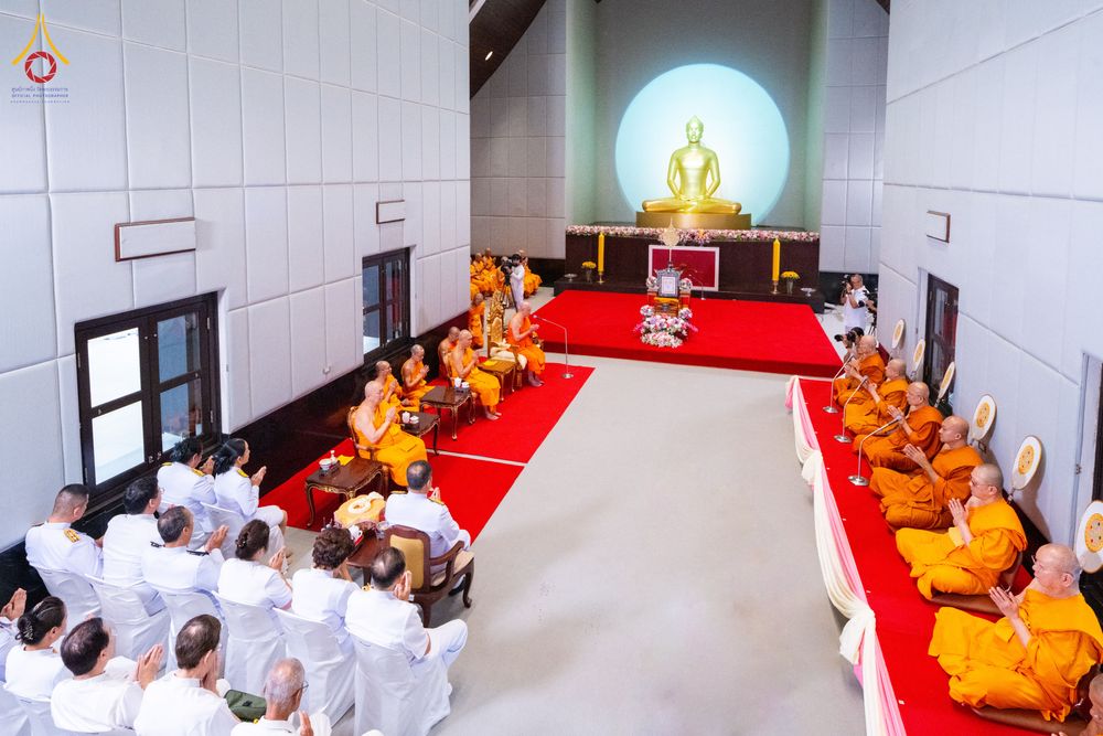ภาพ No.332361:วันเสาร์ที่ 6 มิถุนายน พ.ศ.2569 พิธีต้อนรับสัญญาบัตร พัดยศ พระราชภาวนาวชิรวิเทศ วิ. ณ อุโบสถพระไตรปิฏก วัดพระธรรมกาย