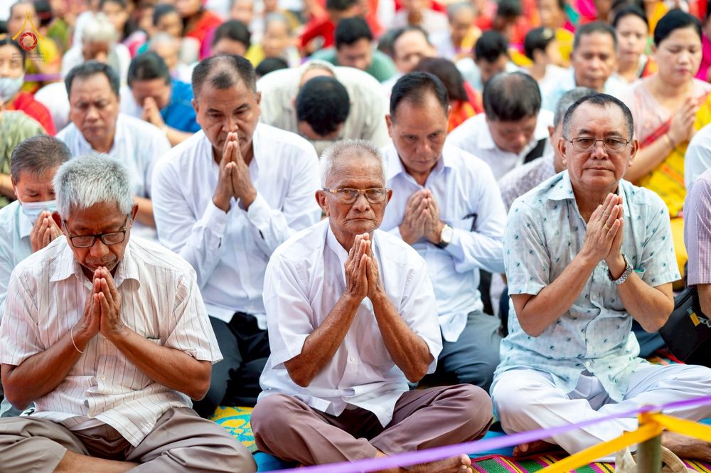 ภาพ No.257513:วันที่ 17 ตุลาคม พ.ศ. 2568 พิธีทอดกฐินสมทบวัดกัลยาณมิตรต่างประเทศ  บูชาธรรม 81 ปี หลวงพ่อธัมมชโย ณ ศูนย์ปฏิบัติธรรมไมตรีปูร์ เมืองคาร์การชารี ประเทศบังกลาเทศ 