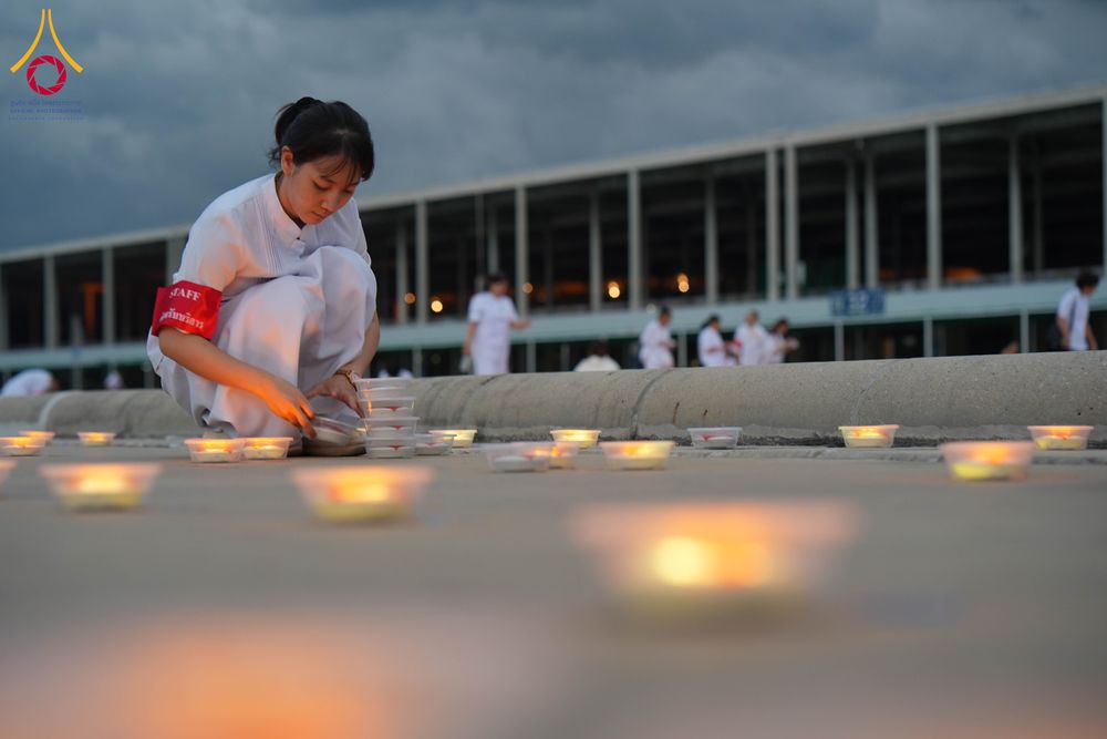 ภาพ No.345766:วันพฤหัสบดีที่ 27 สิงหาคม พ.ศ.2569 พิธีจุดประทีป เนื่องในวันธรรมชัย ณ วัดพระธรรมกาย ปทุมธานี