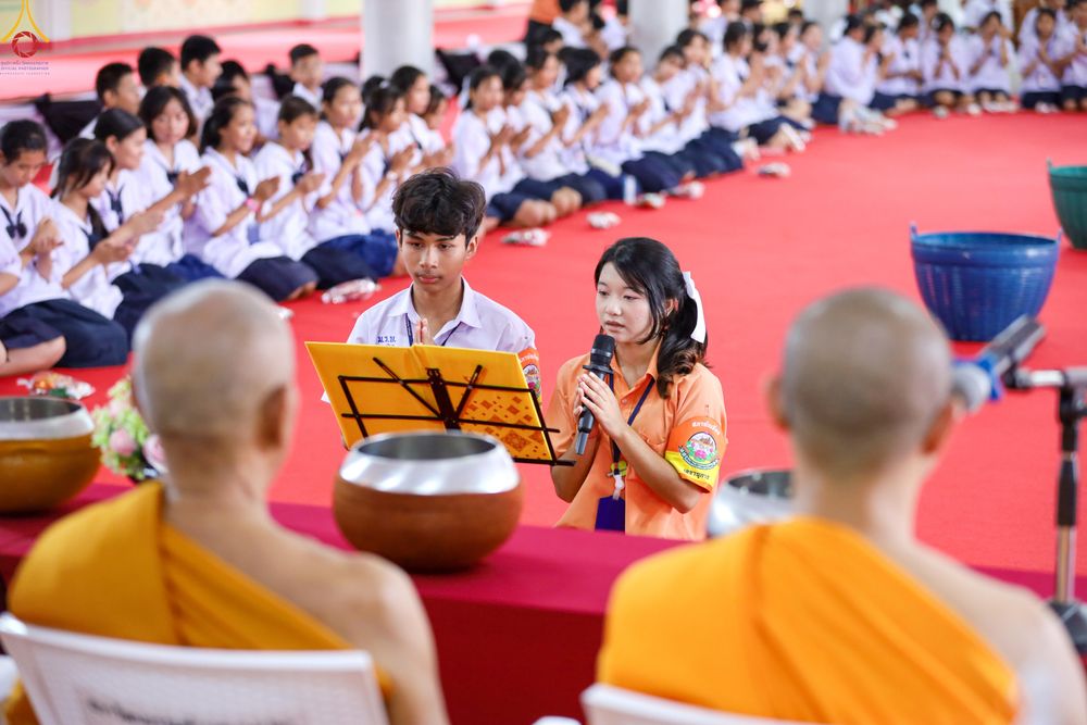 ภาพ No.338505:วันที่ 2-3 กรกฎาคม พ.ศ.2569 โครงการอบรมคุณธรรม จริยธรรมและความดีสากล ประจำปีการศึกษา2569 นักเรียนกว่า 150 คน  ณ วัดราษฎร์บูรณะ (วัดบางปลา) ต.บางปลา อ.บางพลี จ.สมุทรปราการ