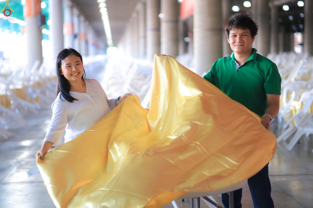 ภาพ No.322697:วันที่ 15-18 เมษายน พ.ศ.2569 การเเตรียมโต๊ะฉัน , เตรียมจุดพักค้าง , เรียงเก้าอี้ , เรียงกล่องไทยธรรม  เพื่องานถวายมหาสังฆทาน 40,000 กว่าวัดทั่วประเทศ วันคุ้มครองโลก 22 เมษายน พ.ศ.2569 วัดพระธรรมกาย