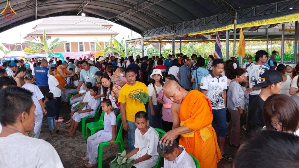 ภาพ No.133299:กิจวัตรกิจกรรมการฝึกตัวก่อนบวช และพิธีตัดปอยผมธรรมทายาท ณ ศูนย์ปฏิบัติธรรมและอบรมเยาวชนเมืองยะลา วันที่ 1-2 เมษายน พ.ศ. 2567