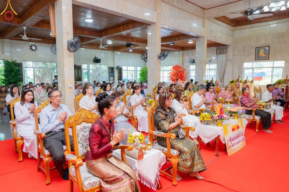 ภาพ No.165901:พิธีทอดกฐิน ณ วัดเขาตะแบก อ.ศรีราชา จ.ชลบุรี ในโครงการกฐินสามัคคีทั่วไทย 30,000 วัด บูชาธรรม 80 ปี หลวงพ่อธัมมชโย โดยคณะศิษยานุศิษย์วัดพระธรรมกาย วันที่ 20 ตุลาคม พ.ศ. 2567