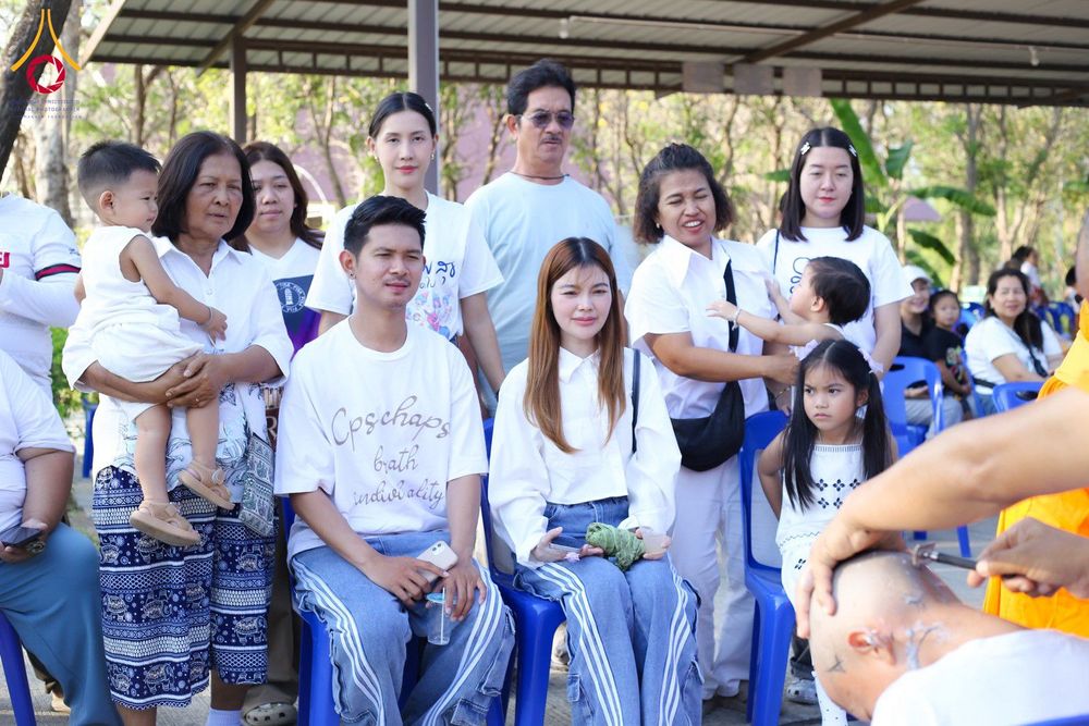 ภาพ No.317311:วันอาทิตย์ที่ 29 มีนาคม พ.ศ. 2569 พิธีตัดปอยผมและปลงผม ว่าที่สามเณร ศูนย์อบรมเยาวชนนครปฐม