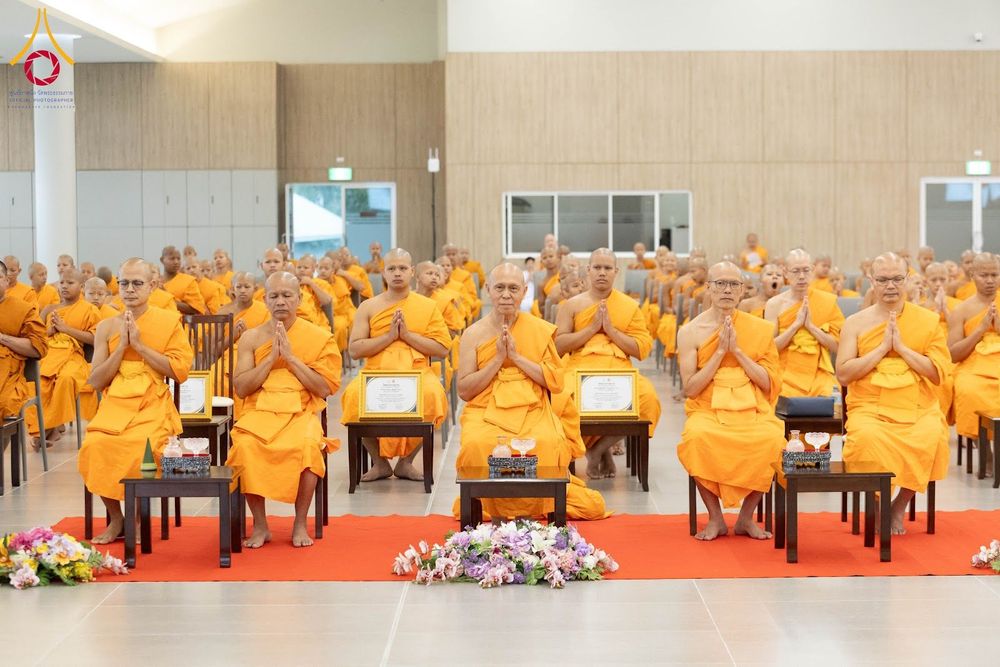 ภาพ No.346738:วันพฤหัสบดี 27 สิงหาคม พ.ศ.2569 พิธีมอบรางวัลแก่สามเณรทรงพระปาฏิโมกข์ปีที่ 4/2569