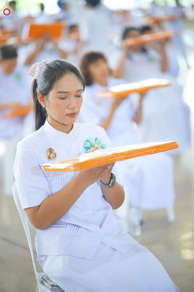 ภาพ No.318427:วันอาทิตย์ต้นเดือนที่ 5 เมษายน พ.ศ.2569 พิธีทอดผ้าป่าสมทบมหาสังฆทาน 40,000 กว่าวัดทั่วประเทศ ณ สภาธรรมกายสากล วัดพระธรรมกาย