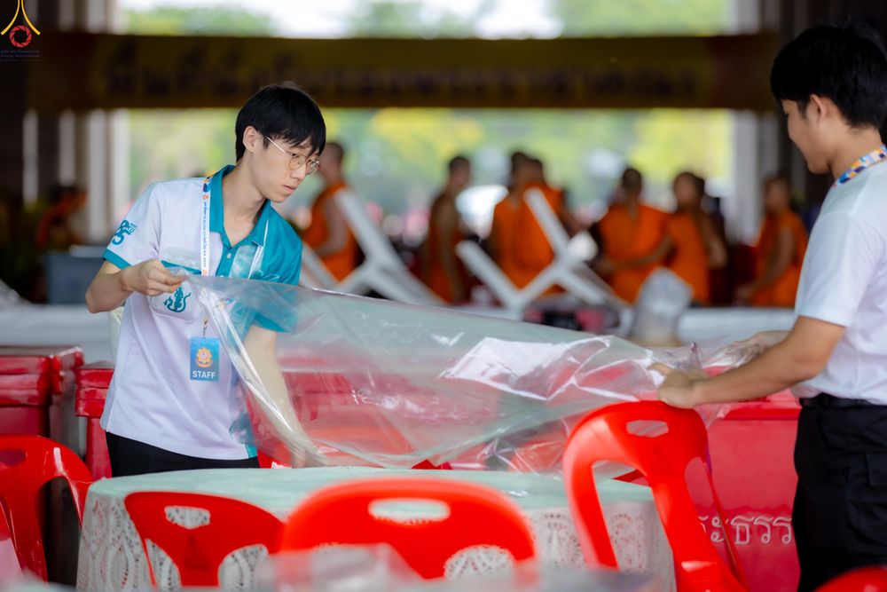 ภาพ No.325503:วันที่ 21-22 เมษายน พ.ศ.2569 การอบรมจิตอาสาเพื่อจัดเตรียมภัตตาหาร และจัดงานถวายมหาสังฆทานแด่ คณะสงฆ์ 40,000 กว่าวัดทั่วประเทศ ณ วัดพระธรรมกาย