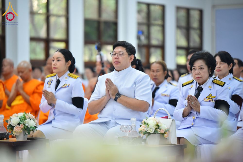 ภาพ No.280640:วันศุกร์ที่ 12 ธันวาคม พ.ศ.2568 พิธีบำเพ็ญกุศลปัญญาสมวาร (50 วัน) อุทิศถวายพระราชกุศลแด่ “พระพันปีหลวง” ณ วัดพระธรรมกาย