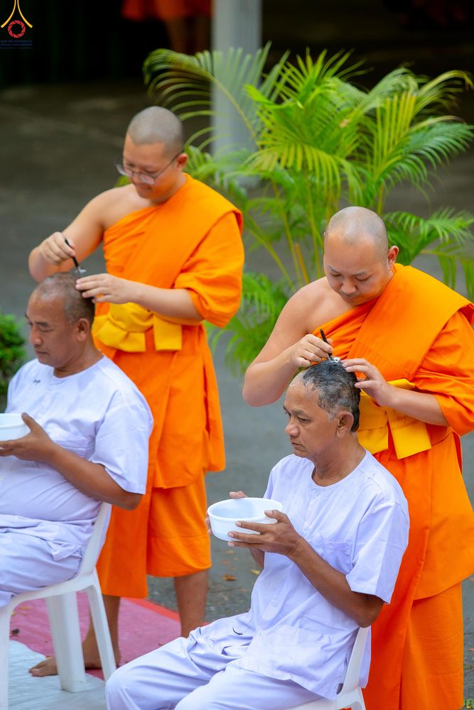ภาพ No.319816:วันอาทิตย์ที่ 5 เมษายน พ.ศ.2569 พิธีตัดปอยผม และปลงผมนาคธรรมทายาท โครงการบรรพชาและอุปสมบทหมู่ รุ่นบูชาธรรม 82 ปี หลวงพ่อธัมมชโย