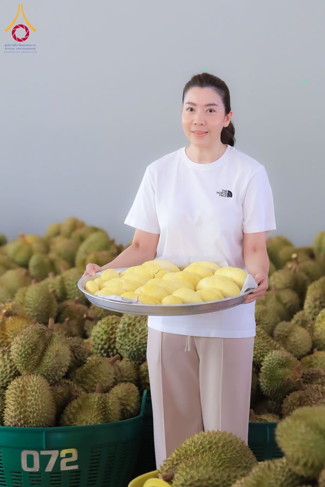 ภาพ No.323604:วันที่ 21 เมษายน 2569 ปอกทุเรียน 26 ตัน 75,000 กล่อง เตรียมงานถวายสังฆทาน40000กว่าวัดทั่วประเทศ