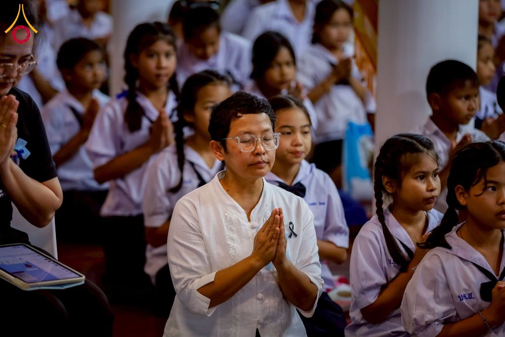 ภาพ No.272544:วันที่ 21 พฤศจิกายน พ.ศ. 2568 รวมพลังเด็กดี V-Star ผู้นำฟื้นฟูศีลธรรมโลก ประจำปี 2568 จังหวัดสุโขทัย ณ ศูนย์ปฏิบัติธรรมสุโขทัย