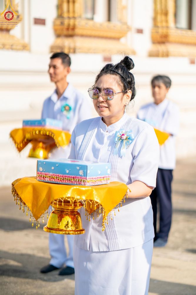 ภาพ No.189688:พิธีทอดผ้าป่าทำนุบำรุงศาสนสถาน ในโครงการธรรมยาตรา กตัญญูบูชา มหาปูชนียาจารย์ พระมงคลเทพมุนี(สด จนฺทสโร) พระผู้ปราบมาร อนุสรณ์สถาน 7 แห่ง ปีที่ 13 ณ วัดใหม่พิบูลย์ผล ต.บางเลน อ.สองพี่น้อง จ.สุพรรณบุรี วันที่ 5 มกราคม พ.ศ. 2568