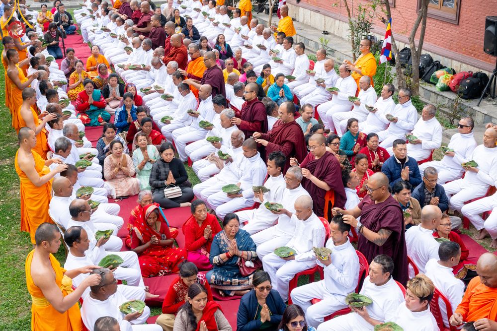 ภาพ No.313370:วันพุธที่ 11 มีนาคม พ.ศ. 2569 พิธีตัดปอยผมโครงการบรรพชาสามเณร  ณ วัดอเชศวร (Aksheswar Mahavihar) ประเทศเนปาล