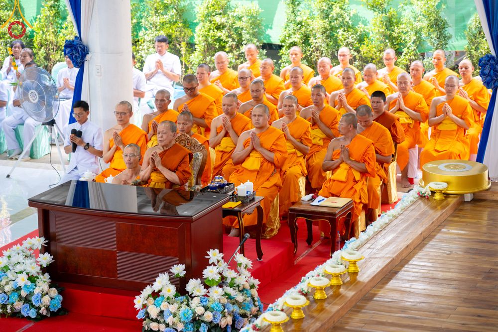 ภาพ No.310996:วันอาทิตย์ที่ 22 กุมภาพันธ์ พ.ศ. 2569 พิธีประดิษฐานพระประธาน “พระธรรมกาย” ณ ธุดงคสถานอำนาจเจริญ จังหวัดอำนาจเจริญ