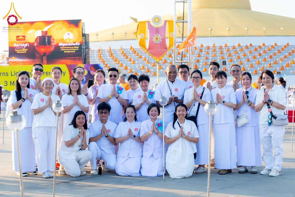 ภาพ No.312014:วันอังคารที่ 3 มีนาคม พ.ศ.2569 พิธีเวียนประทักษิณและจุดมาฆประทีป ณ ลานธรรมพระมหาธรรมกายเจดีย์ วัดพระธรรมกาย