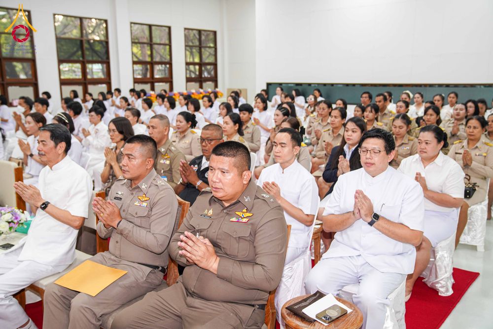 ภาพ No.315146:วันจันทร์ที่ 23 มีนาคม พ.ศ. 2569 พิธีบำเพ็ญกุศล คุณพ่อณรงค์ จินตมากุล  สิริอายุ 99 ปี 11 เดือน โยมบิดา พระครูปลัดรัตนวีรวัฒน์ (รังสฤษดิ์ อิทฺธิจินตโก) ที่ปรึกษาเจ้าคณะจังหวัดปทุมธานี เจ้าอาวาสวัดพระธรรมกาย  ณ ห้องปลูกศรัทธา 2 วัดพระธรรมกาย ปทุมธานี