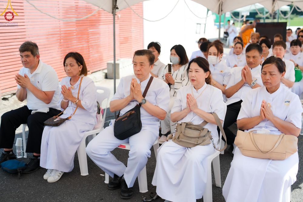ภาพ No.141637:พิธีประดิษฐานลูกนิมิตมหาสมบัติ  ผูกสีมา สถาปนาอุโบสถ "บูชาธรรม 80 ปี หลวงพ่อธัมมชโย" ณ วัดพระธรรมกายโทชิหงิ ประเทศญี่ปุ่น วันอาทิตย์ที่ 16 มิถุนายน พ.ศ. 2567