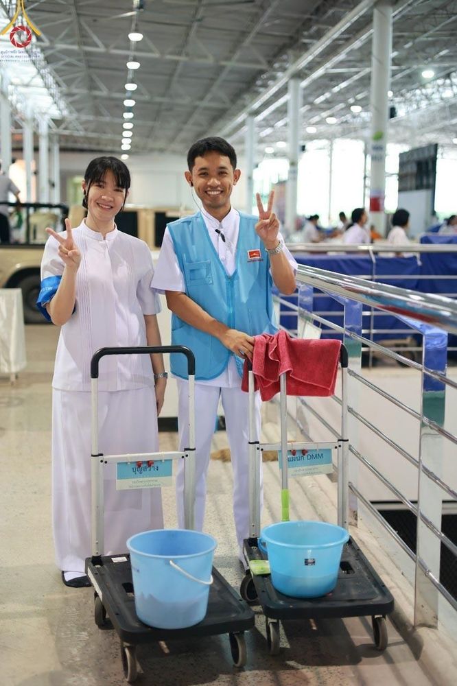 ภาพ No.158601:V.46 อาสาสมัครและเจ้าหน้าที่ทุกสถานะ ร่วมแรงร่วมใจรับบุญเตรียมงาน เก็บงาน งานบุญในเดือนกันยายน พ.ศ. 2567 ณ วัดพระธรรมกาย