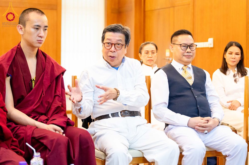 ภาพ No.317553:วันอังคารที่ 24 มีนาคม พ.ศ.2569  หลวงพ่อทัตตชีโว รองเจ้าอาวาส วัดพระธรรมกาย ต้อนรับปฏิสันถารคณะลามะจากทิเบต