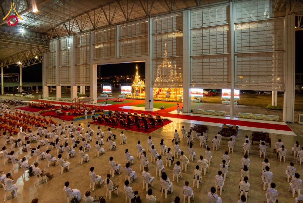 ภาพ No.316681:วันอาทิตย์ที่ 29 มีนาคม พ.ศ. 2569 พิธีทอดผ้าบังสุกุลและพิธีชำระร่าง โยมพ่อณรงค์ จินตมากุล  สิริอายุ 99 ปี 11 เดือน โยมบิดา พระครูปลัดรัตนวีรวัฒน์ (รังสฤษดิ์ อิทฺธิจินตโก) ที่ปรึกษาเจ้าคณะจังหวัดปทุมธานี เจ้าอาวาสวัดพระธรรมกาย  ณ ฌาปนสถานชั่วคราว ทางเข้า 