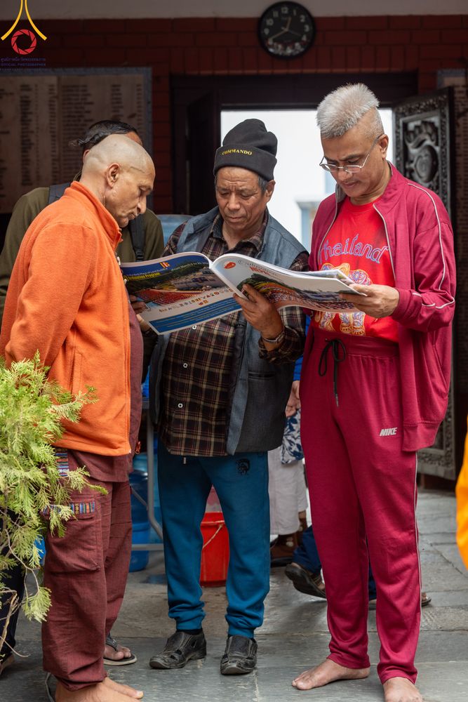 ภาพ No.313161:วันอังคารที่ 10 มีนาคม พ.ศ. 2569 ประมวลภาพบรรยากาศวันแรก โครงการบวชธรรมทายาท ประเทศเนปาล ณ วัดอเชศวร (Aksheswar Mahavihar )