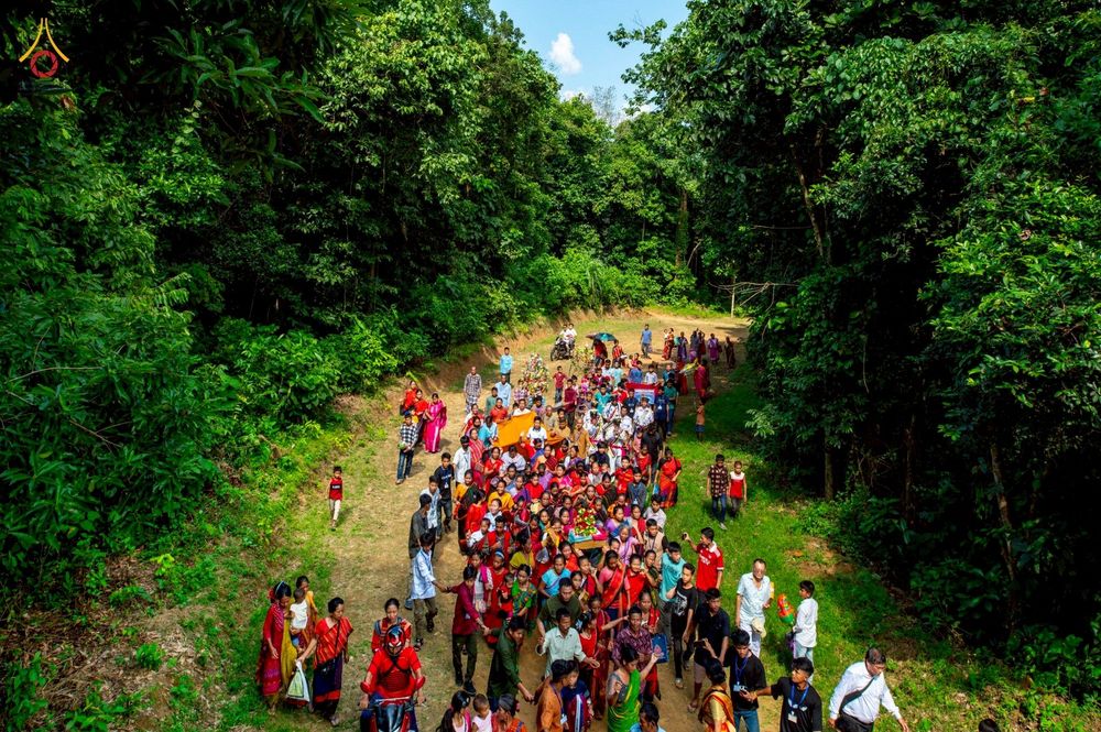 ภาพ No.257540:วันที่ 17 ตุลาคม พ.ศ. 2568 พิธีทอดกฐินสมทบวัดกัลยาณมิตรต่างประเทศ  บูชาธรรม 81 ปี หลวงพ่อธัมมชโย ณ ศูนย์ปฏิบัติธรรมไมตรีปูร์ เมืองคาร์การชารี ประเทศบังกลาเทศ 