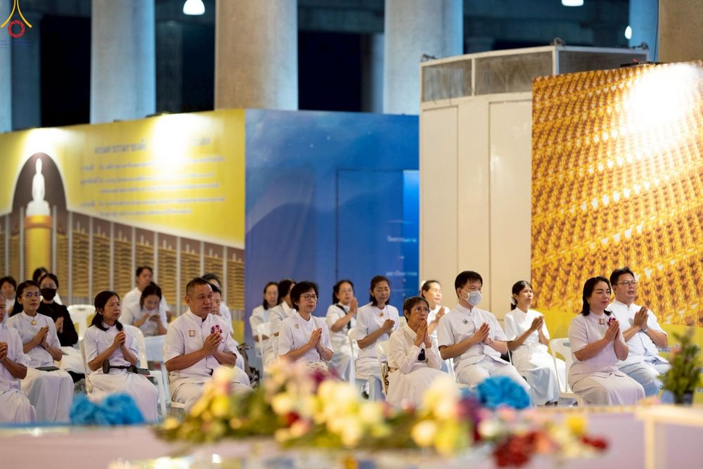 ภาพ No.241216:วันพุธที่ 27 สิงหาคม พ.ศ. 2568 พิธีฉลองชัยสวดมนต์ บทธัมมจักกัปปวัตตนสูตร ครบ 7,650,575,757 จบ ในวันธรรมชัย วัดพระธรรมกาย
