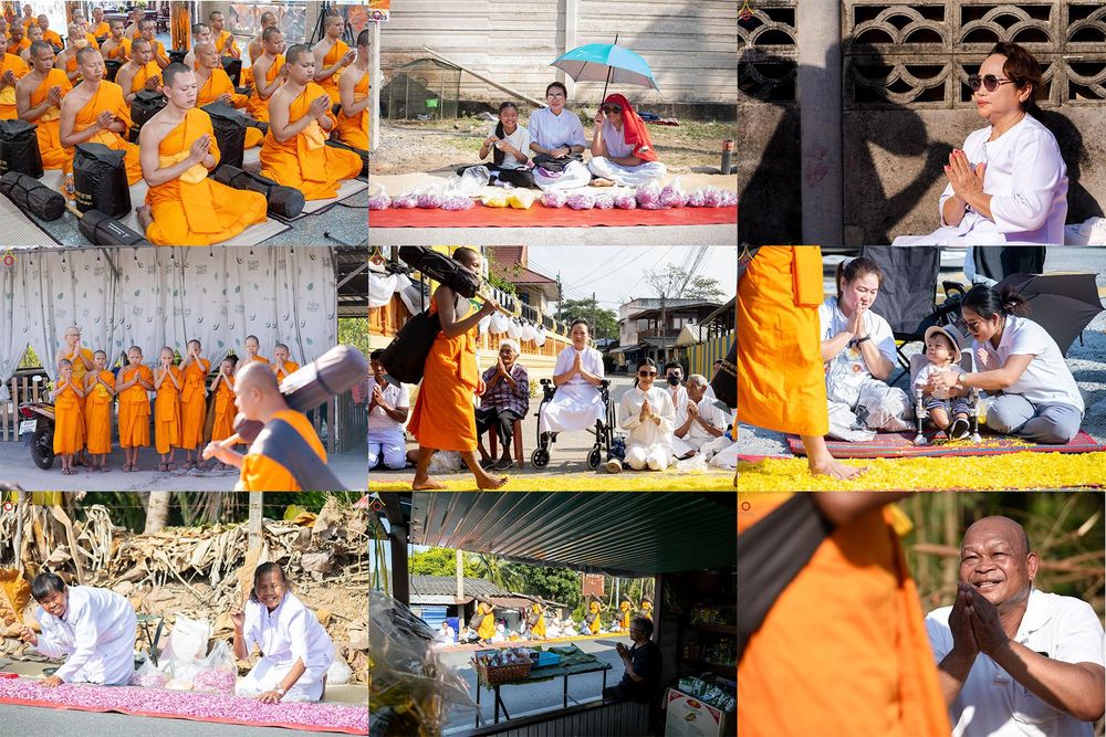 ภาพ No.290368:วันที่ 7 มกราคม พ.ศ. 2569 พิธีต้อนรับพระธรรมยาตรา ณ อนุสรณ์สถานลำดับที่ 2  สถานที่ตั้งมโนปณิธานบวชตลอดชีวิต อนุสรณ์สถานคลองบางนางแท่น (ภาพชุดที่ 2) อ.สามพราน จ.นครปฐม ในโครงการธรรมยาตรา กตัญญูบูชา มหาปูชนียาจารย์ พระมงคลเทพมุนี(สด จนฺทสโร) พระผู้ปราบมาร 