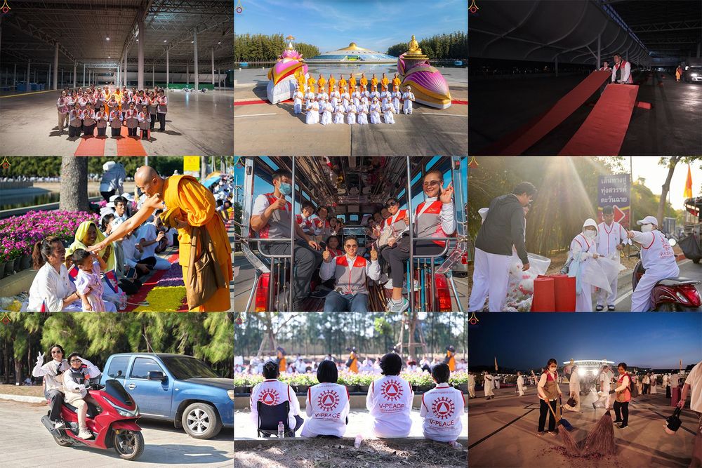 ภาพ No.295933:ภาพเบื้องหลังอาสาสมัครรวมใจ ชุดที่ 1 ในโครงการธรรมยาตรา กตัญญูบูชา มหาปูชนียาจารย์ พระมงคลเทพมุนี(สด จนฺทสโร) พระผู้ปราบมาร อนุสรณ์สถาน 7 แห่ง ปีที่ 14