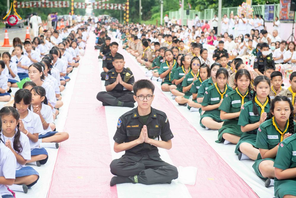 ภาพ No.349995:วันที่ 17 กันยายน พ.ศ. 2569 พิธีตักบาตรเข้าพรรษา 109 รูป ถวายเป็นพระราชกุศลสมเด็จพระบรมราชชนนีพันปีหลวง  ณ โรงเรียนสังข์อ่ำวิทยา อำเภอคลองหลวง จังหวัดปทุมธานี
