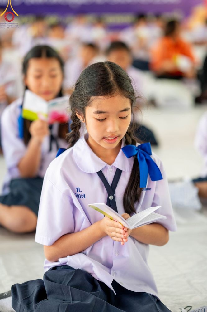 ภาพ No.103761:วันรวมพลังเด็กดี V-Star ผู้นำฟื้นฟูศีลธรรมโลก "รักษ์บวร รักษ์ศีล ๕ จังหวัดปทุมธานี" ปีที่ 5 ปีการศึกษา 2566 ณ วัดสายสุวพรรณ จ.ปทุมธานี วันศุกร์ที่ 22 ธันวาคม พ.ศ. 2566