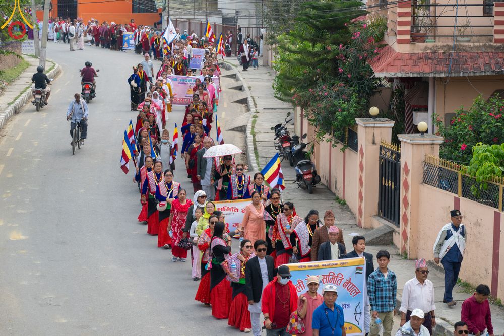 ภาพ No.317017:วันเสาร์ที่ 28 มีนาคม พ.ศ.2569 ธรรมยาตราจาริก ณ ซุ้มประตูลุมพินีเกต(Lumbini Gate) ประเทศเนปาล