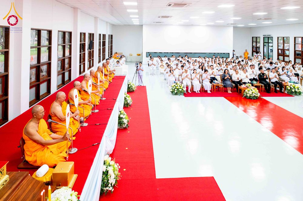 ภาพ No.314537:วันศุกร์ที่ 20 มีนาคม พ.ศ. 2569 พิธีบำเพ็ญกุศล คุณพ่อณรงค์ จินตมากุล โยมบิดา พระครูปลัดรัตนวีรวัฒน์ (รังสฤษดิ์ อิทฺธิจินตโก) ที่ปรึกษาเจ้าคณะจังหวัดปทุมธานี เจ้าอาวาสวัดพระธรรมกาย  ณ ห้องปลูกศรัทธา 2 วัดพระธรรมกาย ปทุมธานี