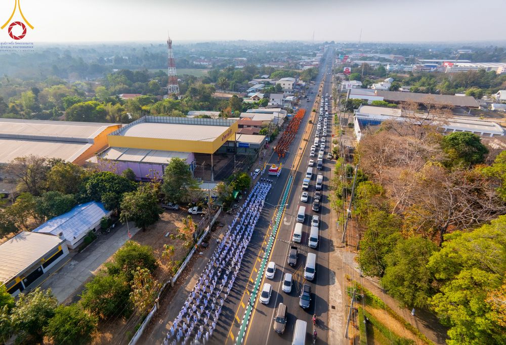 ภาพ No.310509:วันอาทิตย์ที่ 22 กุมภาพันธ์ พ.ศ. 2569 พิธีอัญเชิญพระประธาน “พระธรรมกาย” เพื่อไปประดิษฐาน ณ ธุดงเข้าสถานอำนาจเจริญ จังหวัดอำนาจเจริญ