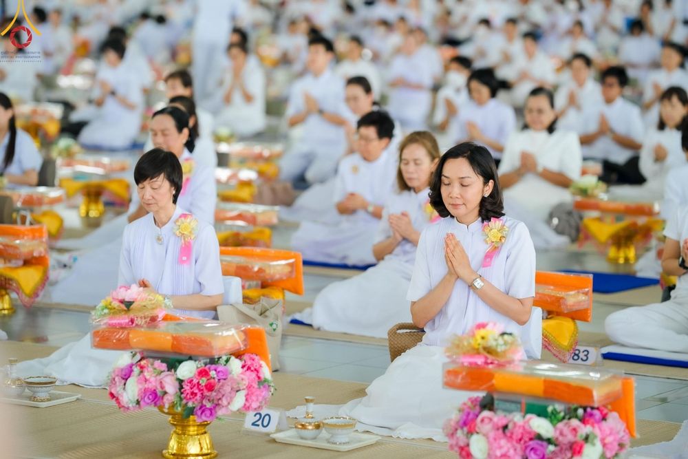 ภาพ No.153017:พิธีถวายภัตตาหารเมนูสวรรค์ ในพรรษาแห่งการเข้าถึงธรรม วันอังคารที่ 10 กันยายน พ.ศ. 2567 ครบรอบ 24 ปี วันละสังขาร คุณยายอาจารย์มหารัตนอุบาสิกาจันทร์ ขนนกยูง ณ หอฉันคุณยายอาจารย์ฯ วัดพระธรรมกาย